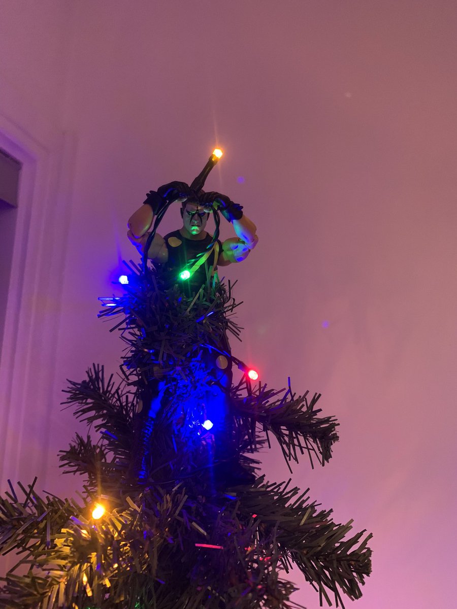 Boltman84's tweet photo. @CodyRhodes trees up :-) https://t.co/n5PNczphed