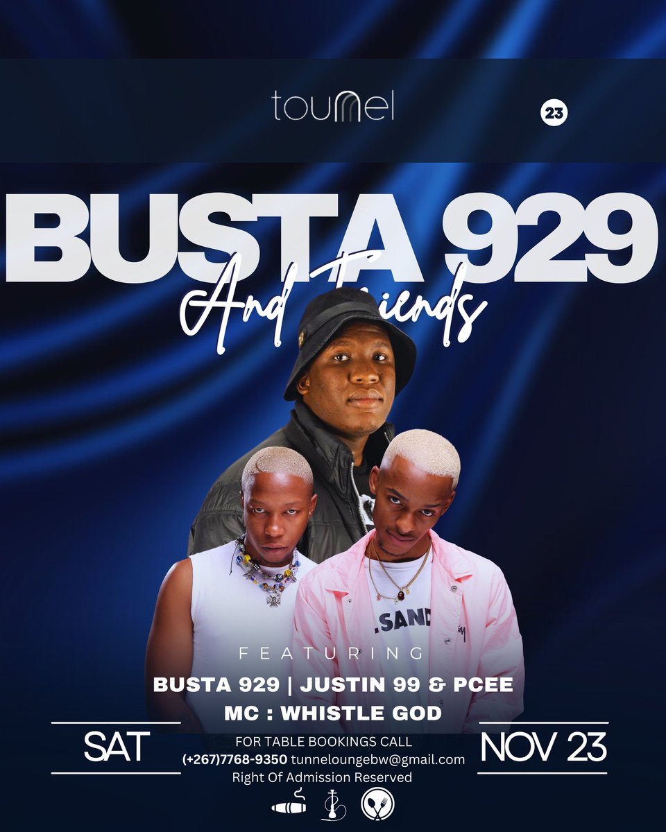 See you in the Tounel tonight 🔥🥂🤌📍
