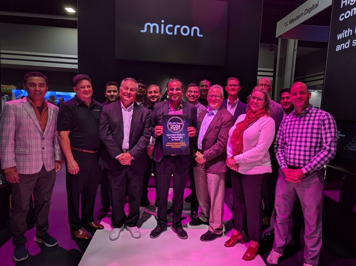 We are thrilled to have been honored with the <a href="/HPCwire/">HPCwire</a> Readers’ and Editors’ Choice Award at #SC24 for our groundbreaking MRDIMM solution! 🏆 This award for the Top 5 New Products or Technologies to Watch is a testament to our relentless pursuit of innovation and excellence.