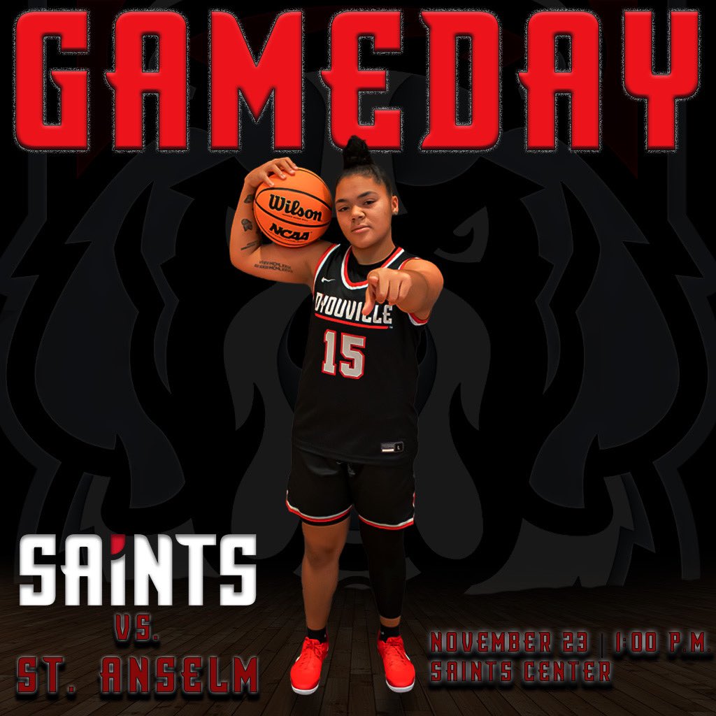 Home sweet home 🏀

🆚Saint Anselm 
⏰1:00 p.m. 
📍Saints Center
📺 eccsportsnetwork.com/dyouville/
📊 dyusaints.com/sidearmstats/w…