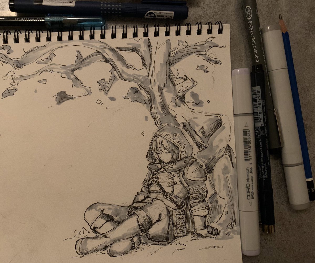 ちょっと前の。
アナログ
#illustration 
#botw