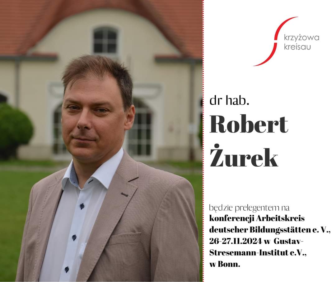 Fundacja Krzyżowa (@krzyzowa) on Twitter photo Już w przyszłym tygodniu odbędzie się konferencja Arbeitskreis deutscher Bildungsstätten e. V. (AdB).
Wśród prelegentów jest dr hab. <a href="/RobertZurek1/">Robert Zurek</a> - dyrektor zarządzający, członek zarządu naszej Fundacji.
🌐 Szczegóły: adb.de/jahresthema-20… Już w przyszłym tygodniu odbędzie się konferencja Arbeitskreis deutscher Bildungsstätten e. V. (AdB).
Wśród prelegentów jest dr hab. <a href="/RobertZurek1/">Robert Zurek</a> - dyrektor zarządzający, członek zarządu naszej Fundacji.
🌐 Szczegóły: adb.de/jahresthema-20…