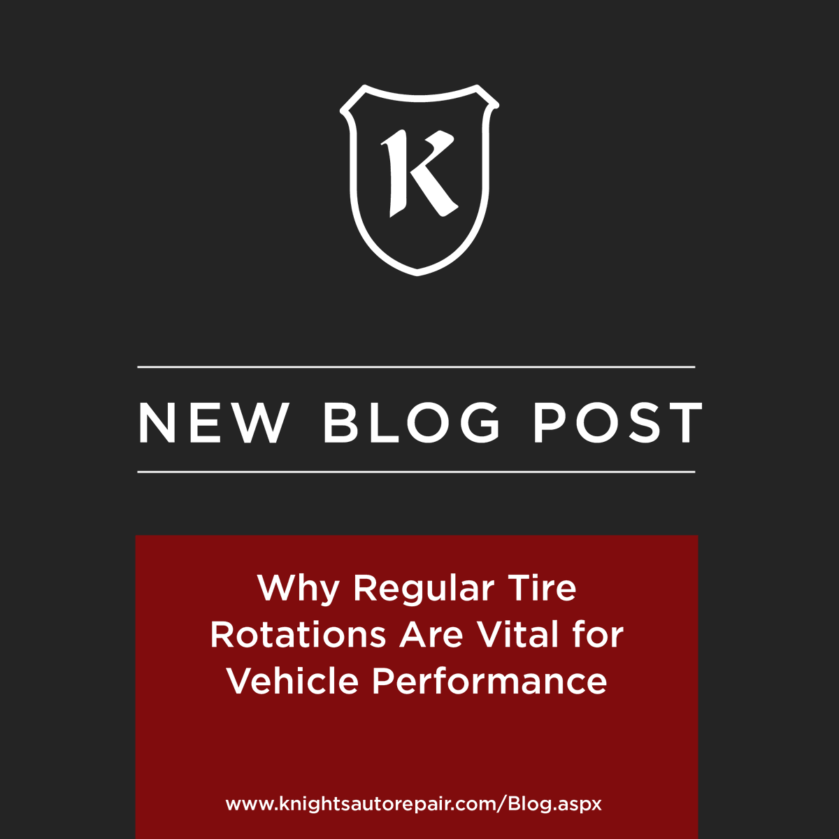 knightsauto's tweet photo. Tire rotations are a critical aspect of regular vehicle maintenance that often goes overlooked. Check out our blog post for more information! https://t.co/CJesMAnR7l https://t.co/5o3d1hP3n7