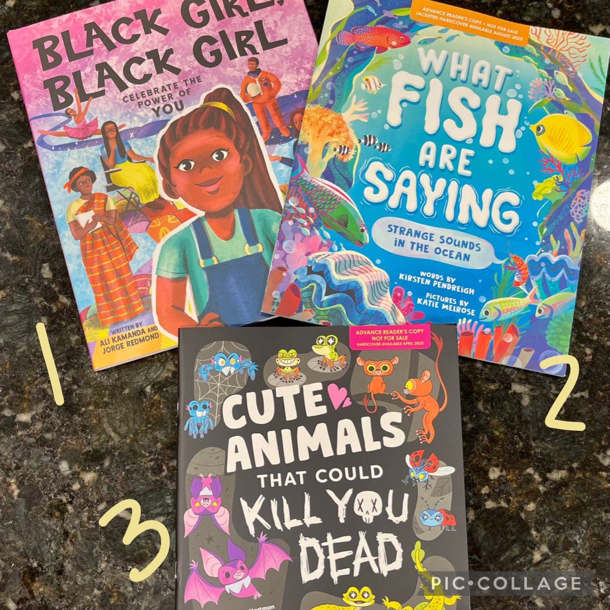Melanie Dulaney (@dulaney_melanie) on Twitter photo <a href="/SBKSLibrary/">Sourcebooks Library</a> <a href="/SourcebooksKids/">Sourcebooks Kids</a> has winners coming soon: 1. Inspiration from Black women in history for a young girl to shine! 2. A gorgeous look at the life & sounds under the sea. 3. Great info on adaptations of cute but dangerous creatures. <a href="/SBKSLibrary/">Sourcebooks Library</a> <a href="/SourcebooksKids/">Sourcebooks Kids</a> has winners coming soon: 1. Inspiration from Black women in history for a young girl to shine! 2. A gorgeous look at the life & sounds under the sea. 3. Great info on adaptations of cute but dangerous creatures.