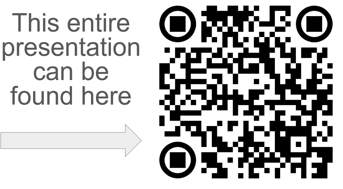 historycomics's tweet photo. If you missed our presentation at #NCTE24 , you can see all of our slides at this QR code. @dsantat @ByGeorgeJreije @KristenKiesling #TeachingWithComics #NCTE https://t.co/90RDoudd7G