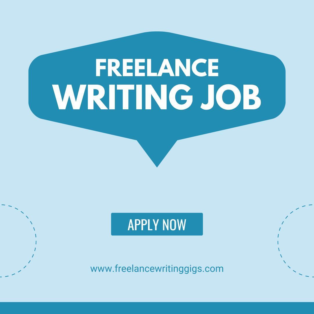 FreelanceWJ's tweet photo. WANTED: Freelance Copywriter - Advertising  https://t.co/wfM1piArgF

#freelancewritingjob #writingjob #copywriting #remotejob https://t.co/Bt1Lqn2OiU