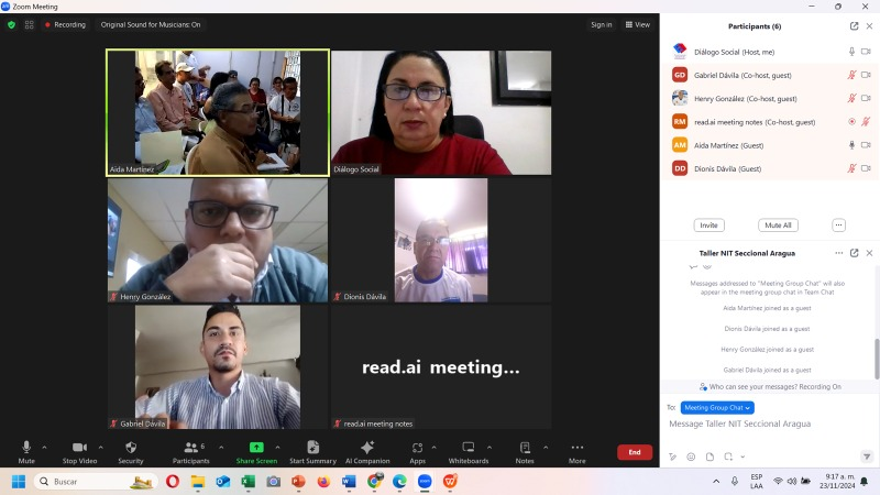 #23Nov Iniciamos el diálogo con los Sindicatos, hoy en la Seccional Aragua de <a href="/CentralASI/">Central ASI Vzla</a> Venezuela  #PorElDiálogoSocialTripartito #EfectivoYConResultados
<a href="/OITAndina/">OIT Países Andinos</a>
<a href="/ILOACTRAV/">ILO ACTRAV</a>
<a href="/CSA_TUCA/">CSA-TUCA</a>
<a href="/ituc/">ITUC</a>
<a href="/inesvenezuela/">inesvenezuela</a>
<a href="/ForoCivicoVzla/">Foro Cívico</a>
<a href="/CFDT/">CFDT</a>
<a href="/CNVLatam/">CNVLatinoamérica</a>
<a href="/LiddesV63131/">Liddes Venezuela</a>
<a href="/fenasipruv/">fenasipruv</a>