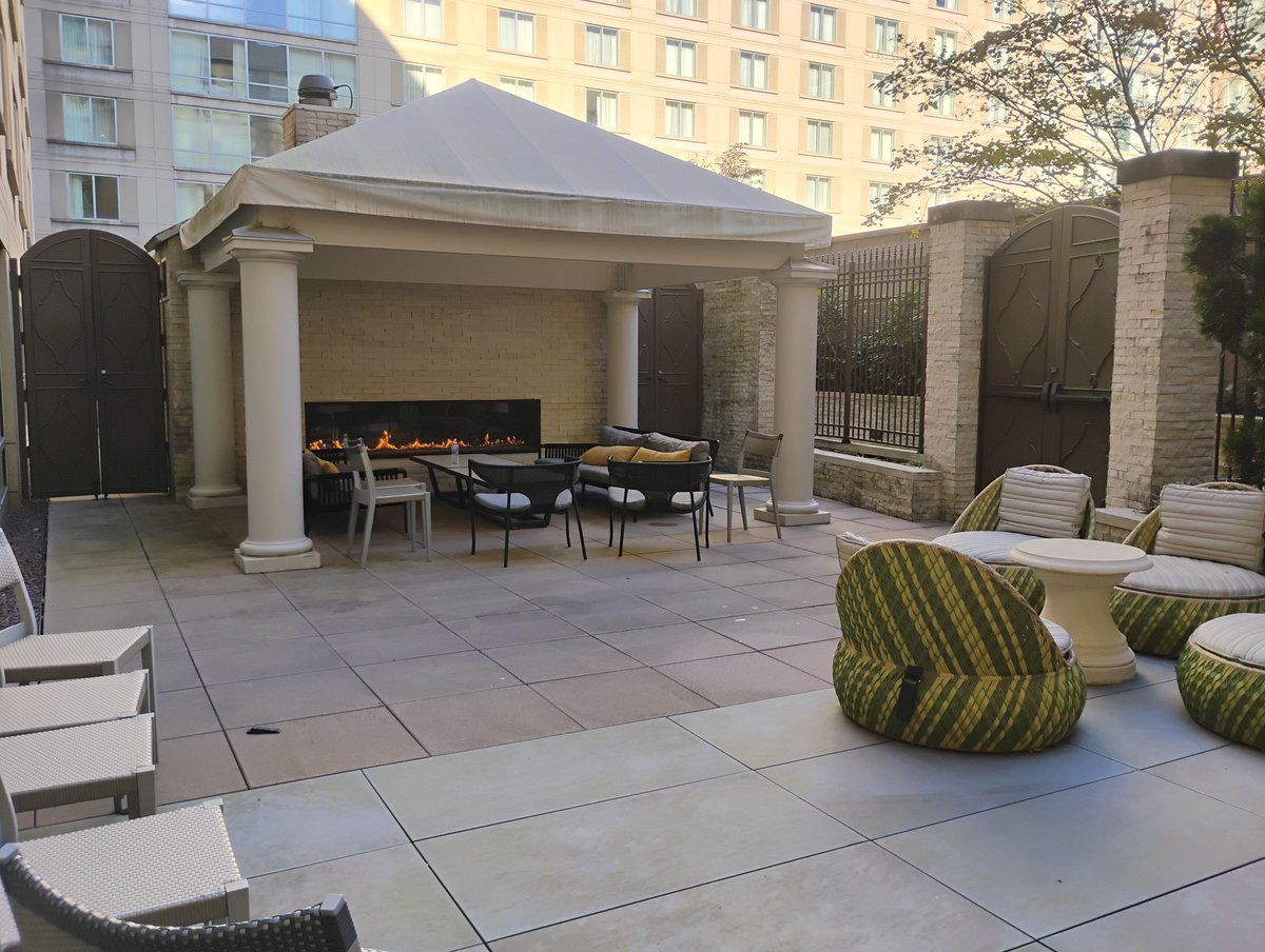 What happens when the #2024APPAM hotel overbooks and has no room for you at check in? Apparently, you get the 1,000 sqft suite with private patio and gazebo, half bath, steam room, and jacuzzi. Thank you Gaylord!