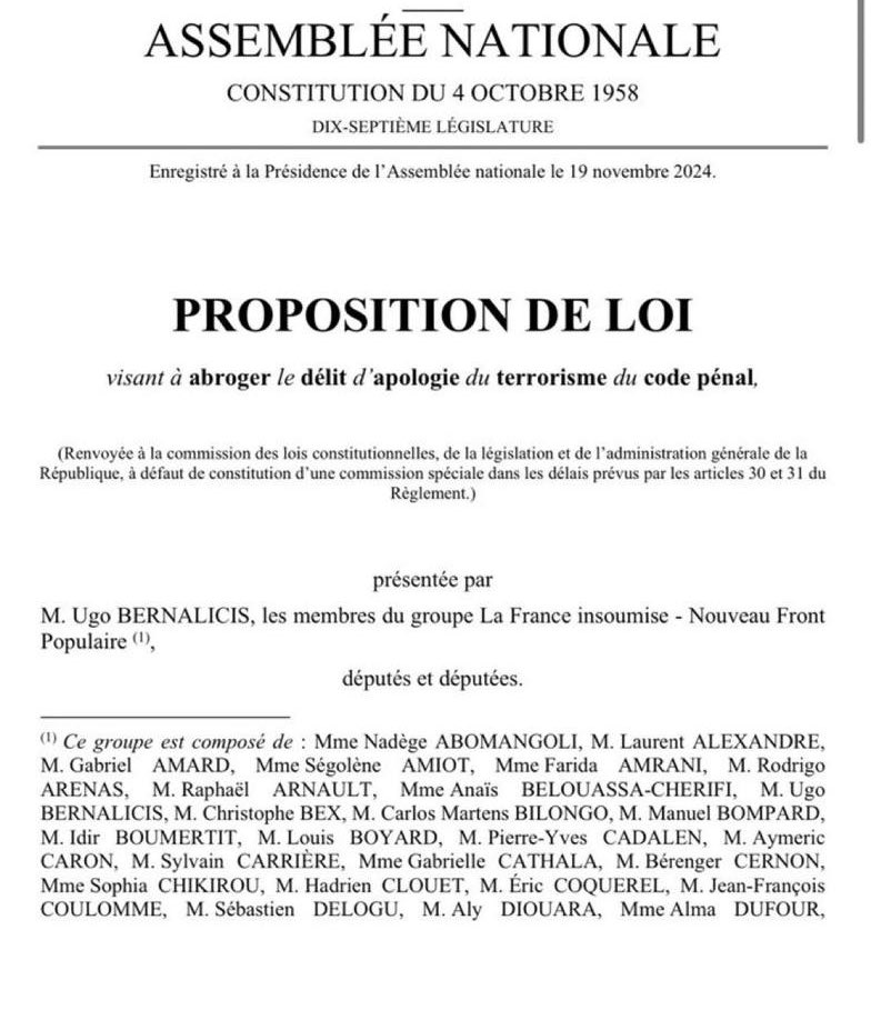 priscathevenot's tweet image. Quand @JLMelenchon et son groupe de députés rappellent qu’ils sont un mouvement à l’idéologie anti-France ⤵️