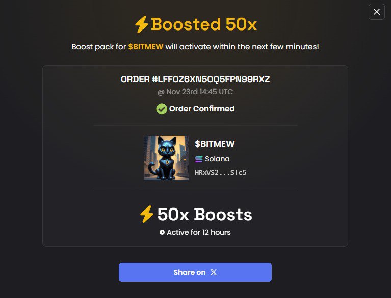 bitmew13's tweet photo. Last chance to join up 
100x soon 🚀🚀 lfg $BITMEW fam 

HRxVS2svMxeNXvXvSCALwQq15bwbbLWp8UtvNq5HSfc5 https://t.co/5gozeKxvme