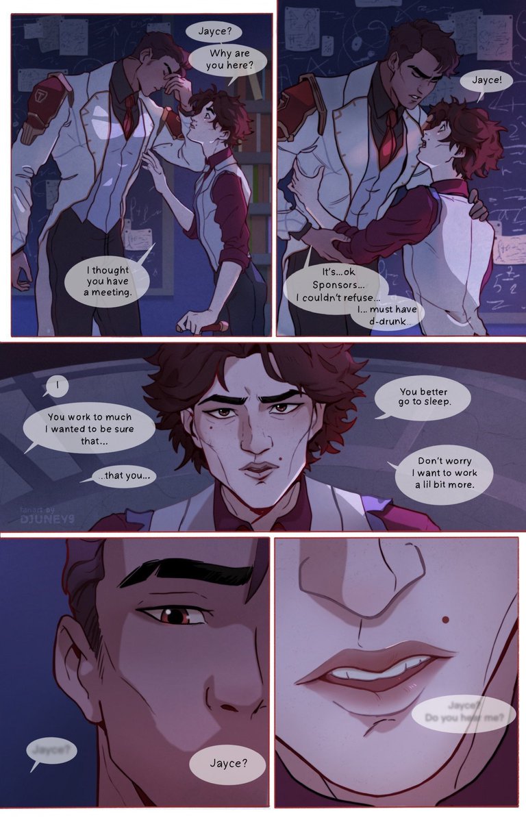 Djuney9's tweet photo. Reupload old comic with jayvik
#Jayvik #arcane https://t.co/nYbyvQTC7n