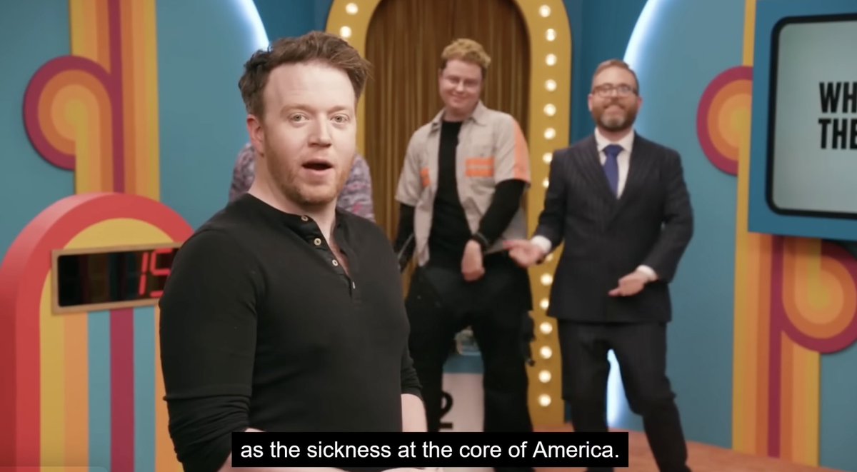 my dad is visiting and i asked him if he wanted to watch tv before bed and he asked for the "orange red stripe show" y'all have a new demographic of fans! #dropout