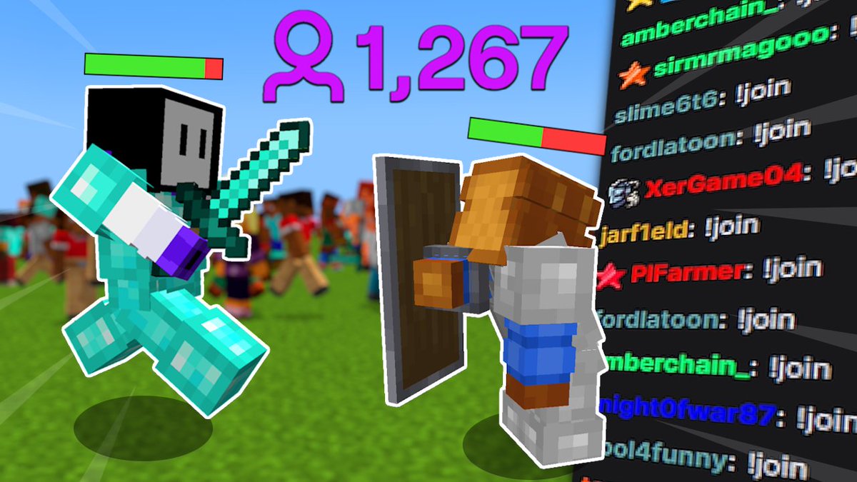 n1msy's tweet photo. NEW BANGER JUST DROPPED

I Coded a Twitch Chat Battle Royale in Minecraft!
https://t.co/erkeOZFR3f https://t.co/oHOpDJISTL