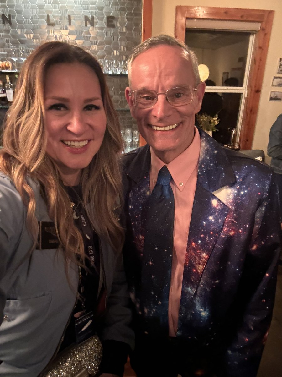 Christina Korp (@xtina_korp) on Twitter photo It took <a href="/TheSpaceGal/">Emily Calandrelli</a> going to space on <a href="/blueorigin/">Blue Origin</a> New Shepard for us to finally meet in person. Guess that makes sense for this Astronaut Wrangler. ๐๐ง๐ผโ๐ Huge congrats Emily for being the 100th woman to go to space. ๐๐๐๐ซโจ(loved meeting your sweet dad too.) It took <a href="/TheSpaceGal/">Emily Calandrelli</a> going to space on <a href="/blueorigin/">Blue Origin</a> New Shepard for us to finally meet in person. Guess that makes sense for this Astronaut Wrangler. ๐๐ง๐ผโ๐ Huge congrats Emily for being the 100th woman to go to space. ๐๐๐๐ซโจ(loved meeting your sweet dad too.)