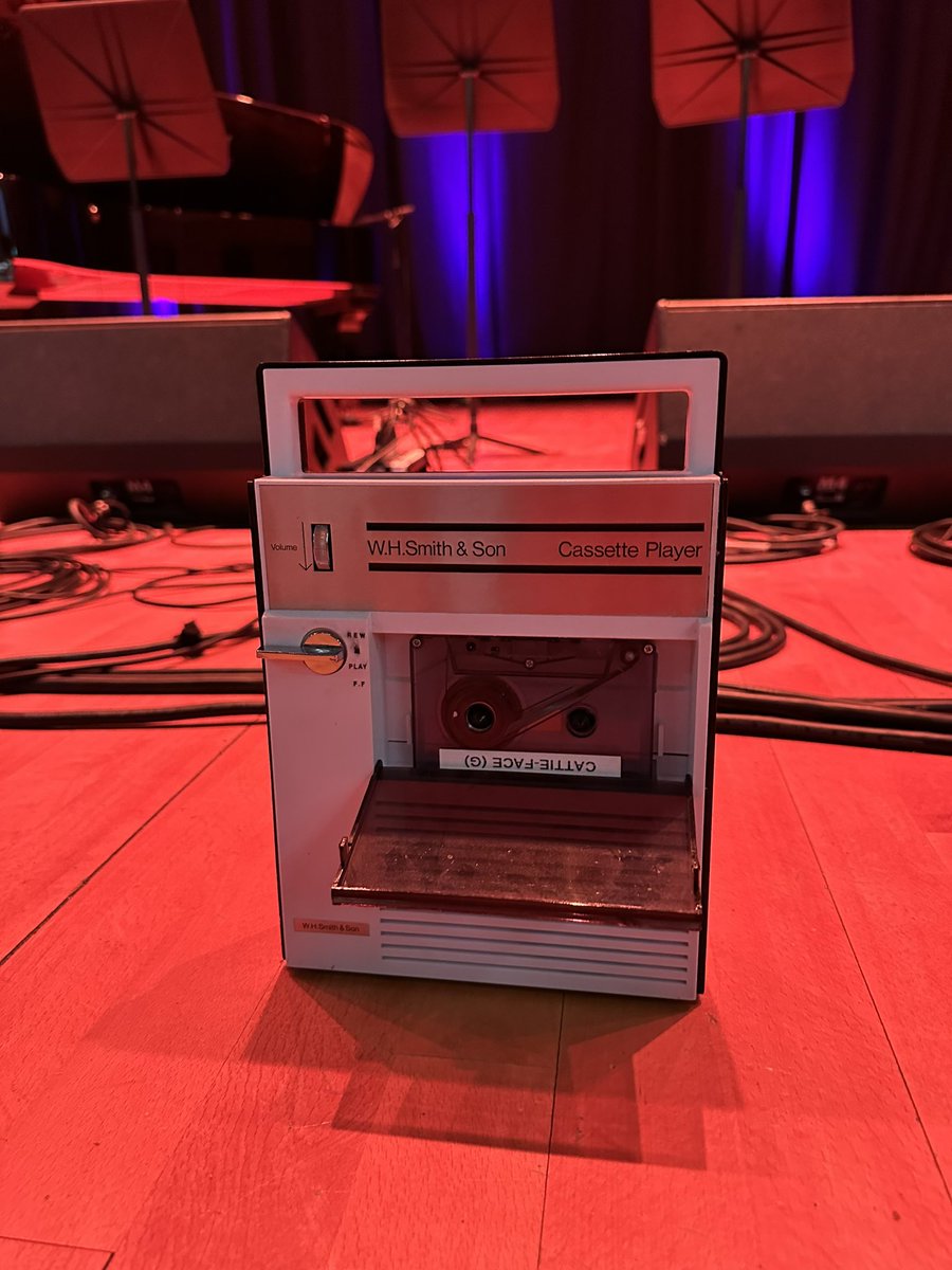 Gareth_Wild's tweet photo. Erland Cooper plays a bit of Scott Walker after his Saffron Hall show last night https://t.co/wCF4kBsyfe