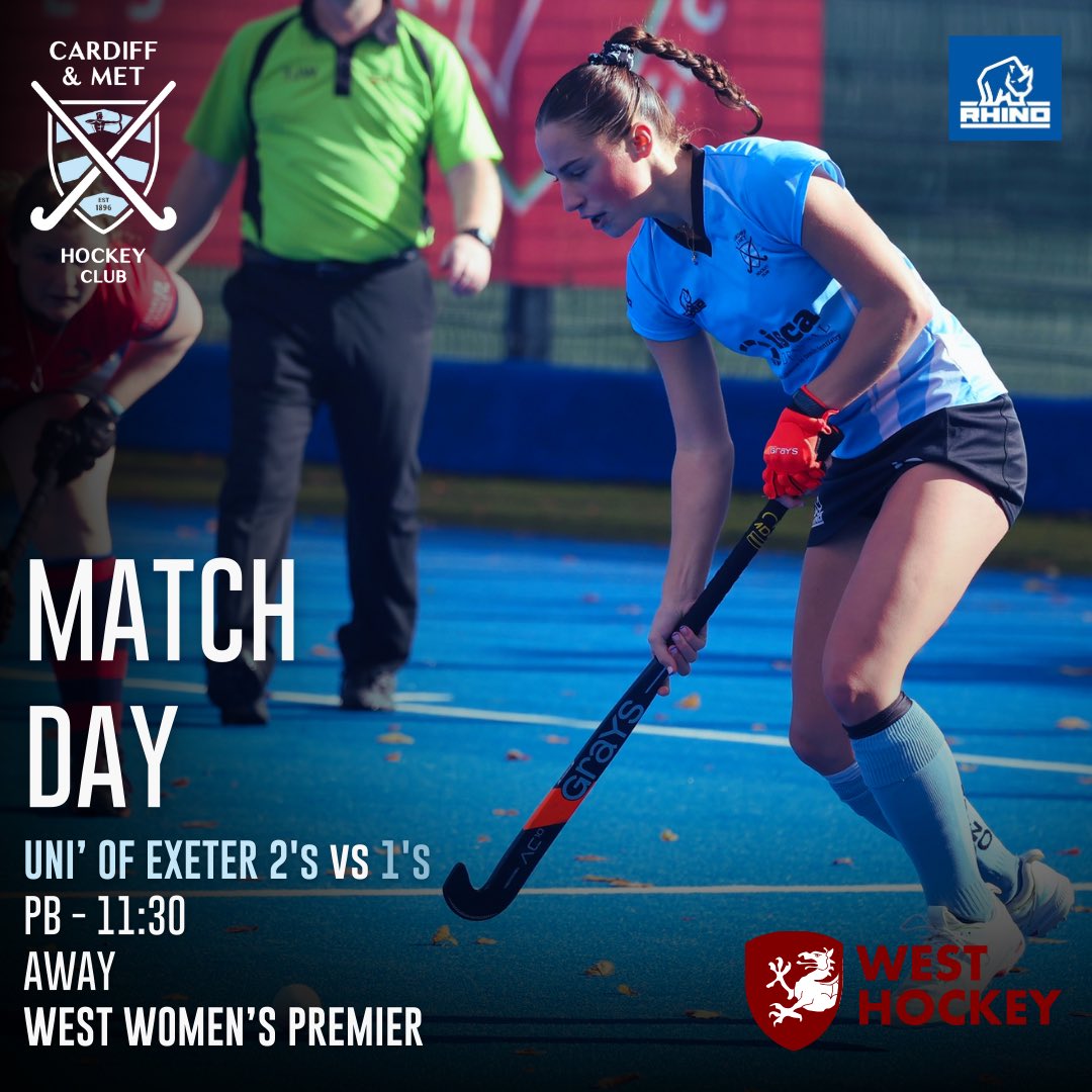 Cardiff_Hockey's tweet photo. IT’S MATCHDAY!
And our 1’s have got a huge top-of-the-table clash away at @ExeterUniHC 2’s. 🔥
And also, our #SquadSelection. 🏑
All the best to everyone making the journey today! 🩵
📸: @BeefyBennett
@HockeyWales
#OneBlue https://t.co/xNwhiU5qgc