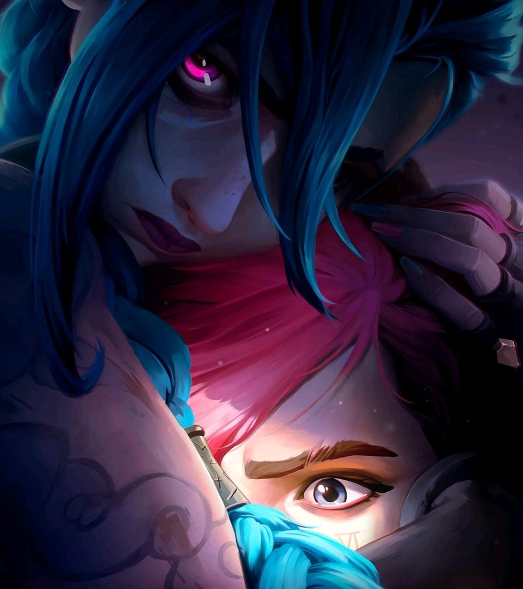 K_taebts's tweet photo. always with you sis. 💔 #jinx #vi #arcane #ArcaneSeason2 #arcanes2spoilers https://t.co/ZFkTTEOZPf