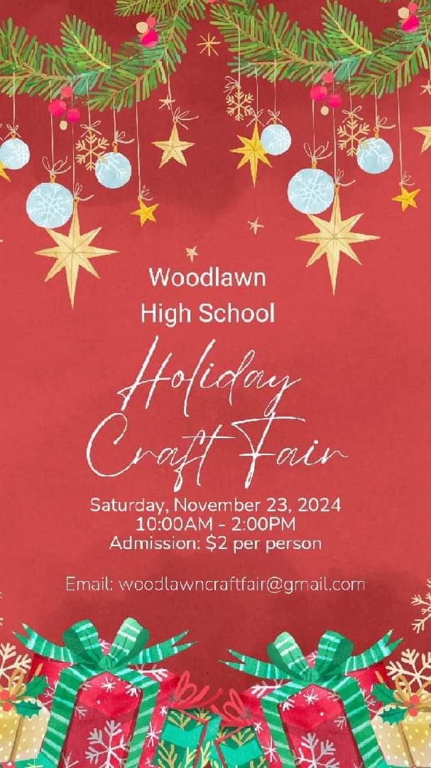 asbmk's tweet photo. It's craft fair day! Don't let the weather keep you away, it's warm and dry inside!  Both gyms will be full of vendors, all excited to share their wares with you!  See you at Woodlawn High, 10-2! https://t.co/hE1qskgbxi