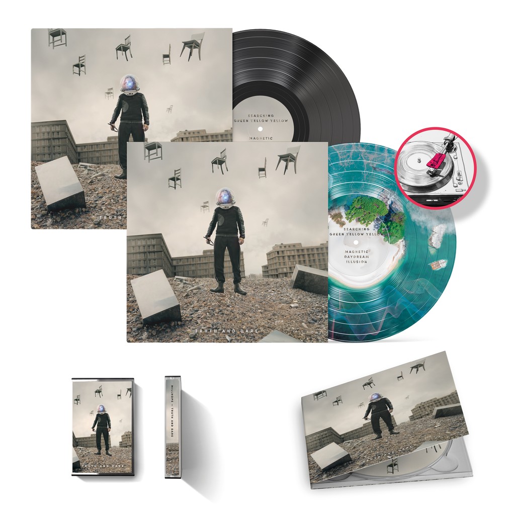 millhopemusic's tweet photo. The album ‘Truth and Dare’ will be released in March and you can pre-order it today!!! 
Have you seen the "Groove Drifter" on the picture disc? More on that very soon...🏄🏼 https://t.co/t69QlR6cjV