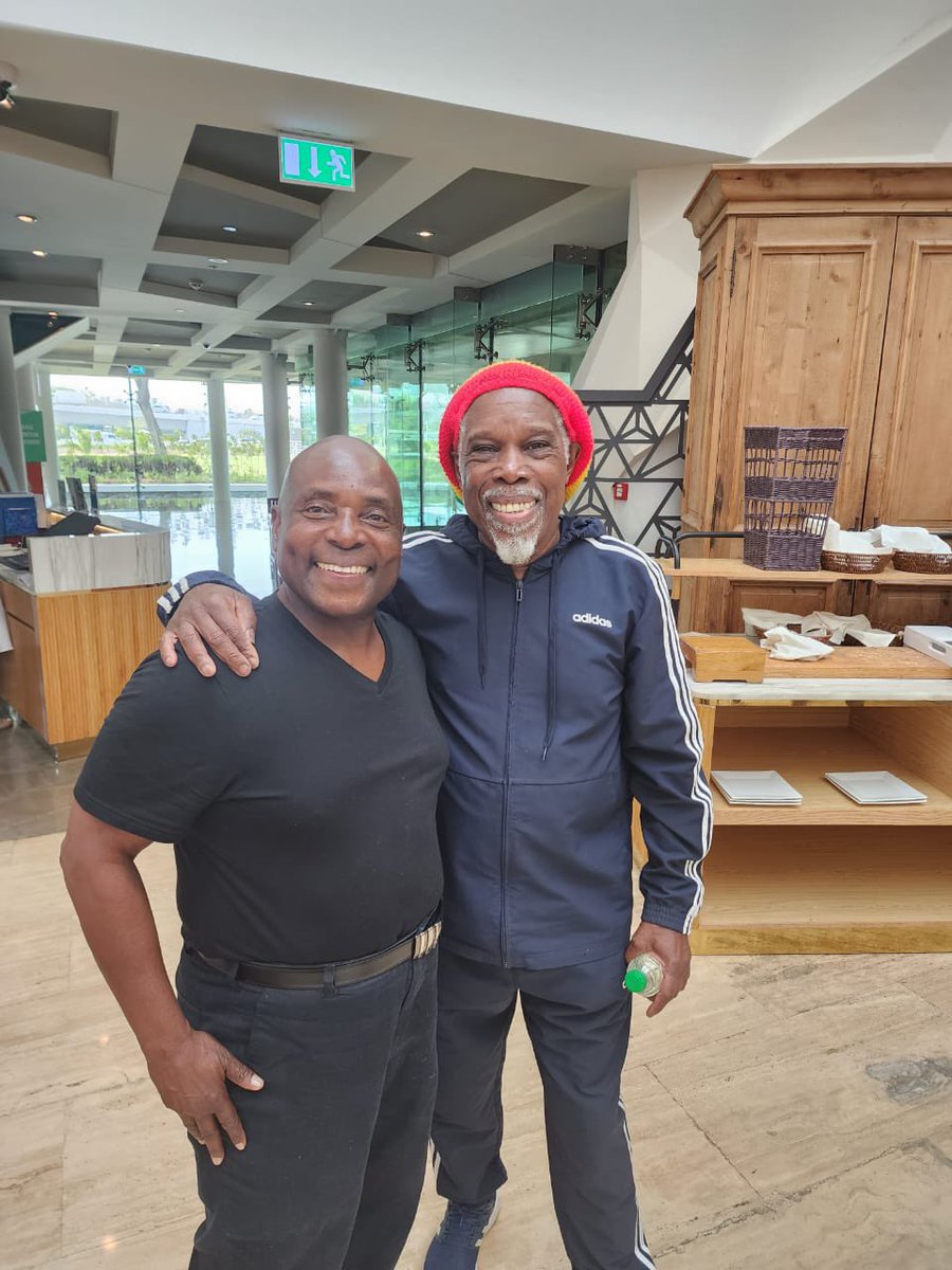 daddyhope's tweet photo. My G.O.A.T., Dr Solomon Guramatunhu, with the legendary singer Billy Ocean today. https://t.co/2plrJLB20c