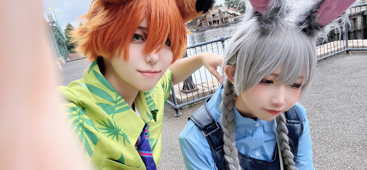 tapi_3d's tweet photo. ⚠擬人化仮装 / タップ推奨

ずるい🐰とまぬけな🦊

 #Dハロ仮装2024 
 #Dハロ仮装 https://t.co/F4zRbEvNgH