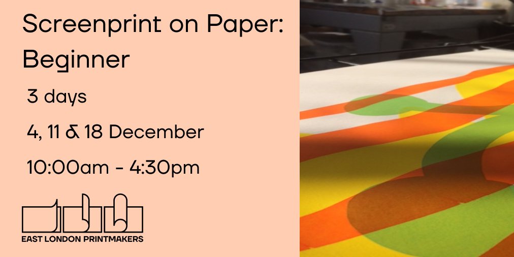 You've still got time to make the perfect Christmas gifts, if you book on to our Screen Print on Paper course! You'll learn the entire process from start to finish and come away with a collection of multi-layered colourful prints that will delight all: bit.ly/screenonpaper