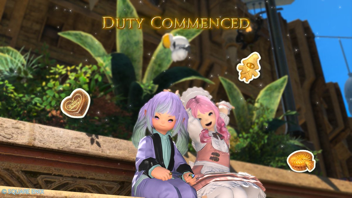 DunanaDuna's tweet photo. ✨COMMUNITY SATURDAY SPECIAL✨

Today is a special Community Day in FFXIV with @SimplyCloeVT 💖

Come on over and join our new lala alt FC on Moogle (CHAOS EU)! All names are snack-themed, and we're recruiting!

So take a seat, have some cake🍰

🟣LIVE now on Twitch (link in bio) https://t.co/OHmCvehcDd