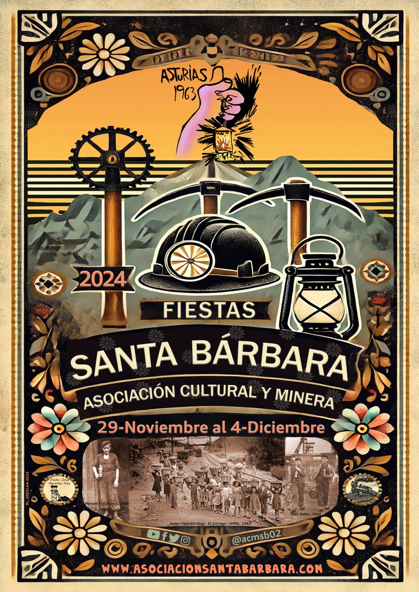 Fiestas Santa Bárbara 2024
Del 29 de Noviembre al 4 de Diciembre, en la carpa del Parque Xovellanos

Programa completo de las Fiestas y más información en nuestra página web! 
AsociacionSantaBarbara.com