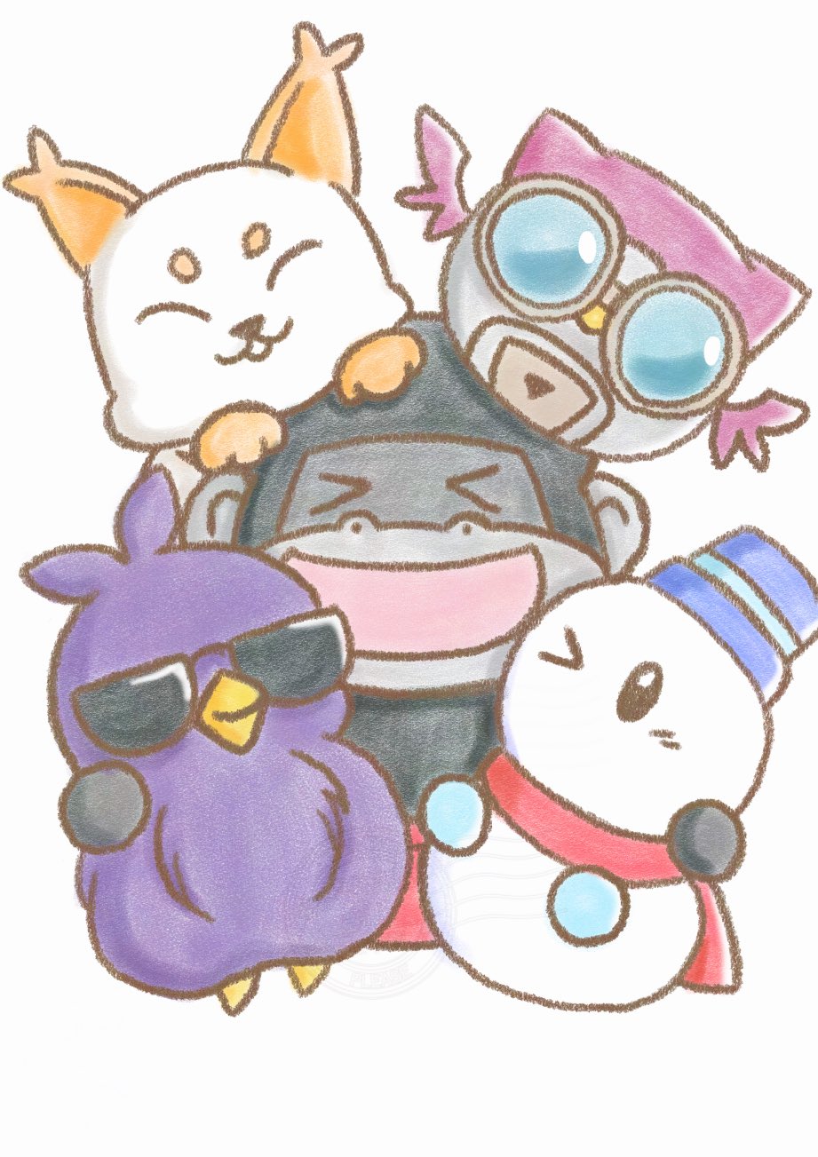 ぴよ太郎様 🐤7月20日は #ともだちの日🐤 フレンズ達は野原でお昼寝中