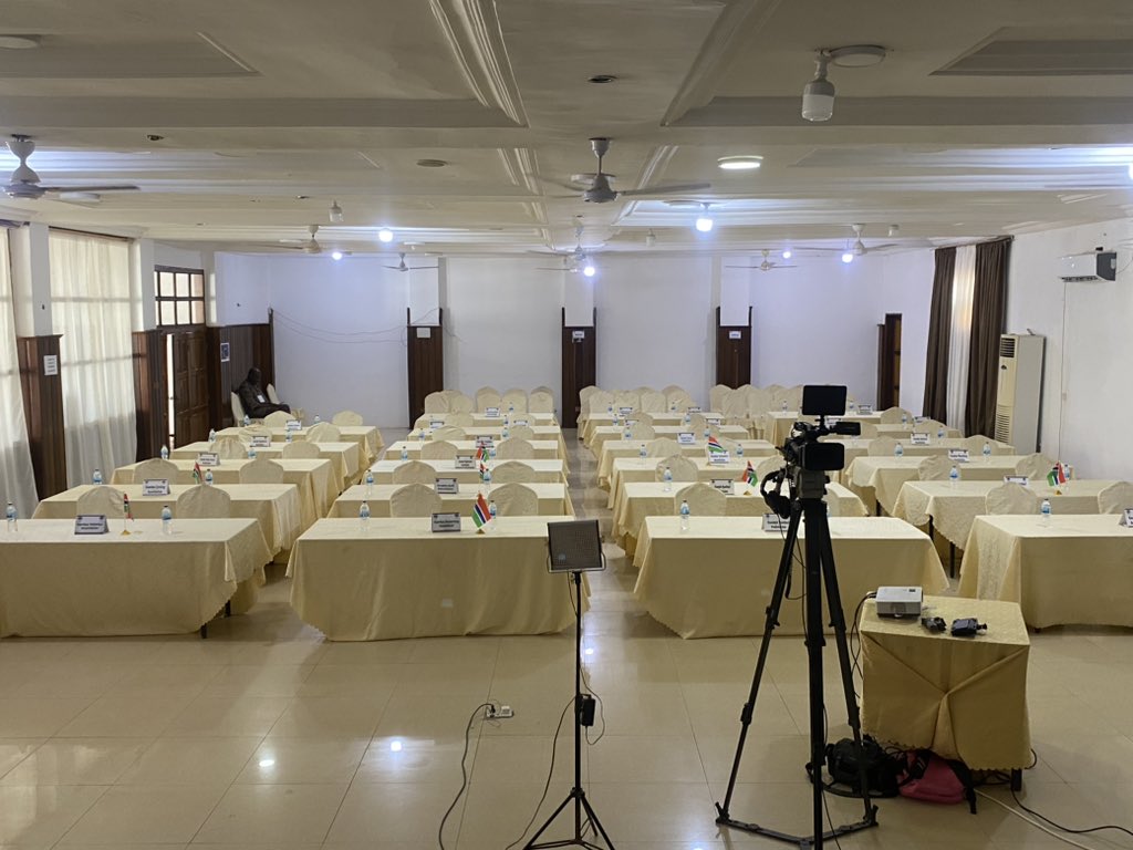 GambiaOlympic's tweet photo. The stage is set for the GNOC Ordinary session and Elective Congress.

#gnocday #ordinarysession #electivecongress https://t.co/LjawjGuMoW