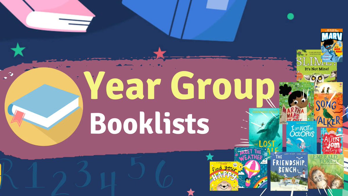 🥳Year Group BOOKLIST quick links:

Nursery: booksfortopics.com/preschool
Reception:  booksfortopics.com/reception
Y1: booksfortopics.com/year-1
Y2: booksfortopics.com/year-2
Y3: booksfortopics.com/year-3   
Y4: booksfortopics.com/year-4
Y5: booksfortopics.com/year-5
Y6: booksfortopics.com/year-6