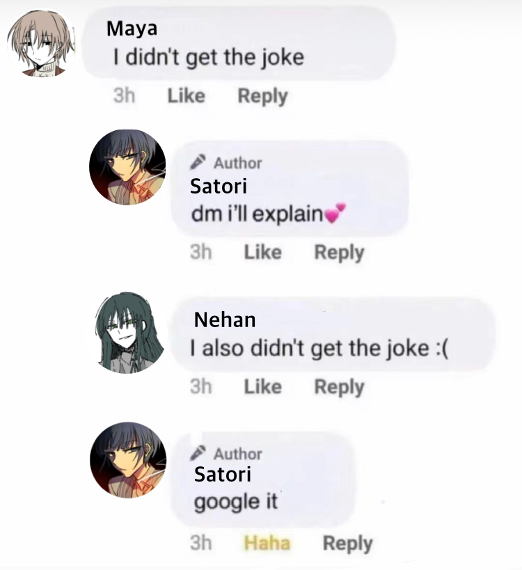 fuyuakajesus's tweet photo. He aint gettin that satorussy 😂 https://t.co/wUc89VxljB