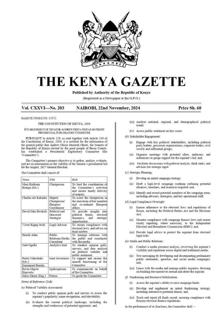 magwaz3's tweet image. CONFIMED!!!! 

Busia Senator Okiya Omtatah will be running for Presidency 2027