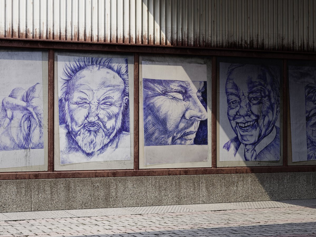 GuideTheArtist's tweet image. ✍️ Series#SketchedIntoTheBlue 🎨
Raw emotions, intricate details, and the art of ballpoint pen portraiture. Explore "Soft Gaze," "Grandpa's Kiss," and more—each line a story, every shadow a feeling.
Dive into the beauty of human expression. ✨
#EmotionalPortraits #BallpointArt