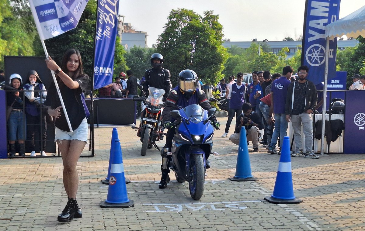 India_Yamaha's tweet photo. What an amazing turnout! The #CallOfTheBlue is live, and the action is non-stop. Guwahati, you’ve shown up and shown out! Let’s keep this energy going!

#Yamaha #TheCallOfTheBlueWeekend #YamahaMotorIndia #YamahaRacing #COTB 
#CallOfTheBlueGuwahati https://t.co/V1ZwtIpywm