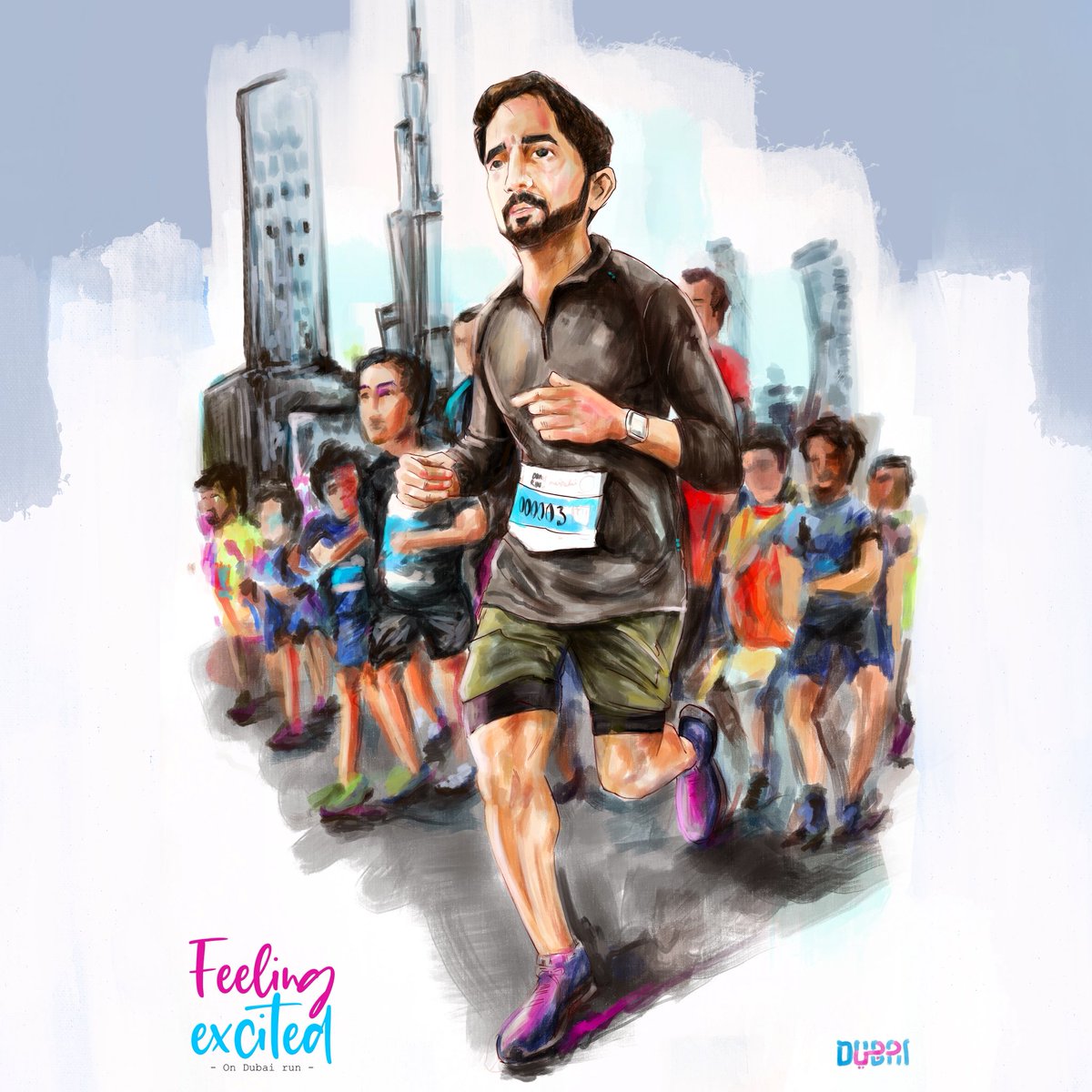 vishnuche's tweet photo. Felling excited about my first Dubai run, "One run, many cultures, endless memories 🌈 #DubaiRun"@groupfazza @faz3_fanpage43 @dubairun https://t.co/kxHu1SbfaT