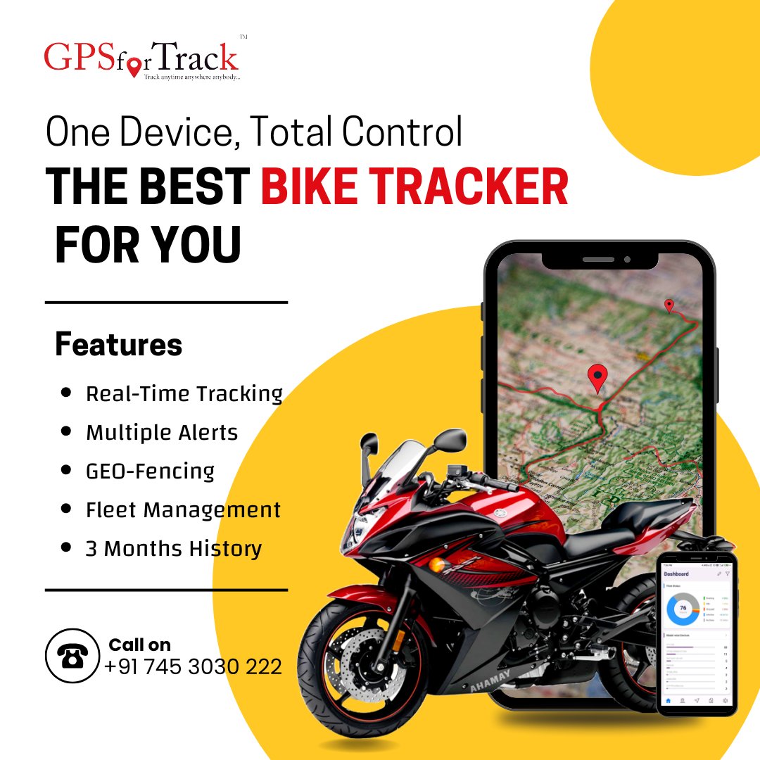 gpsfortrack's tweet image. We are providing you a bike GPS tracker, so hurry up and contact us for more. 

#gpsfortrack #fleetmanagement #gpstrackingsystem #gpsbiketracker#vehicletracking #cartracker