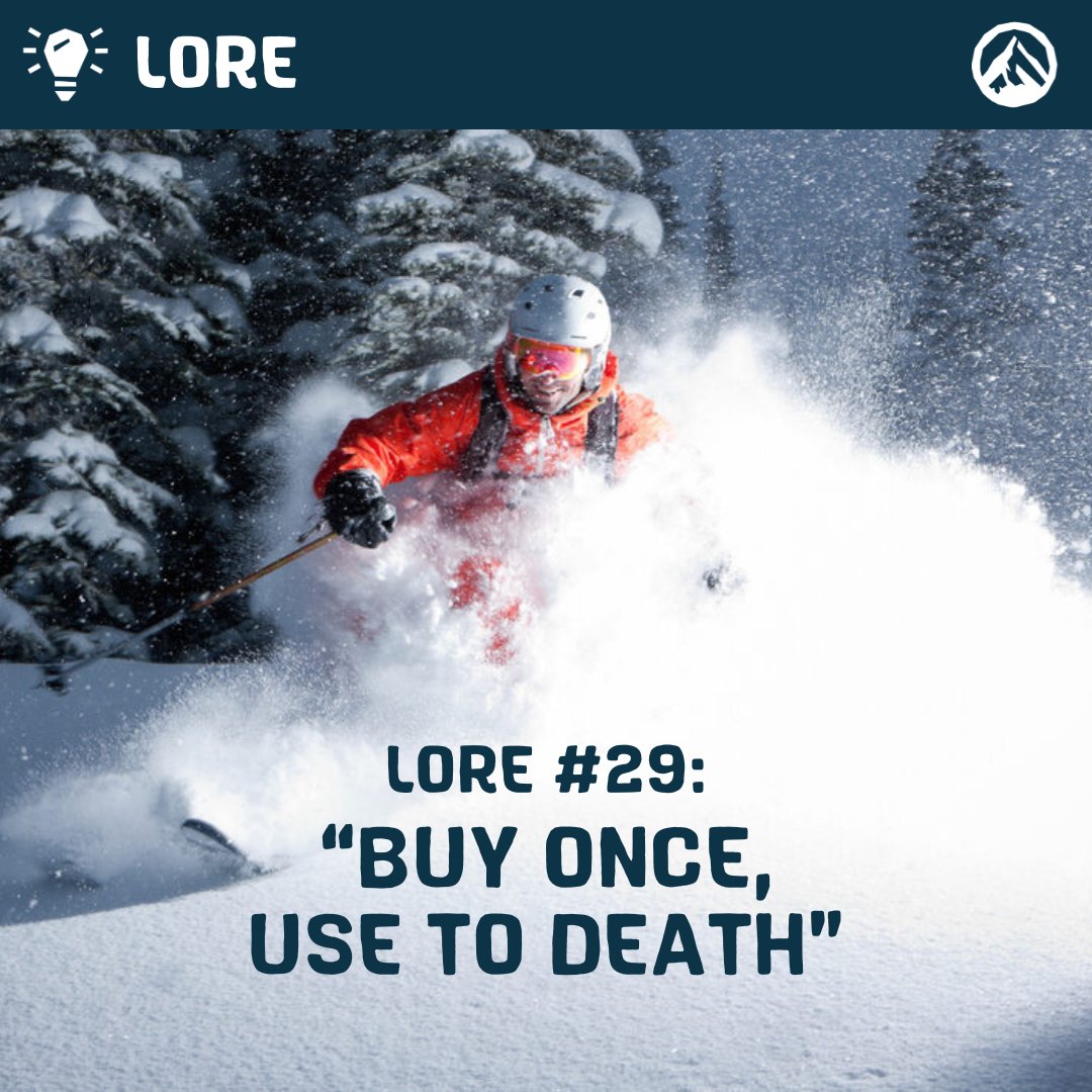 FreeRideRep's tweet image. Should ‘Buy Once, Use to Death’ be the mantra every outdoor enthusiast should live by? 

Explore more here: 

freeride-republic.com/lore/buy-once-…

#SustainableGear #FreeRide #MountainLife #EcoAdventure #SkiingCulture #Snowboarding #Powder #MountainWisdom #FreeRideRepublic