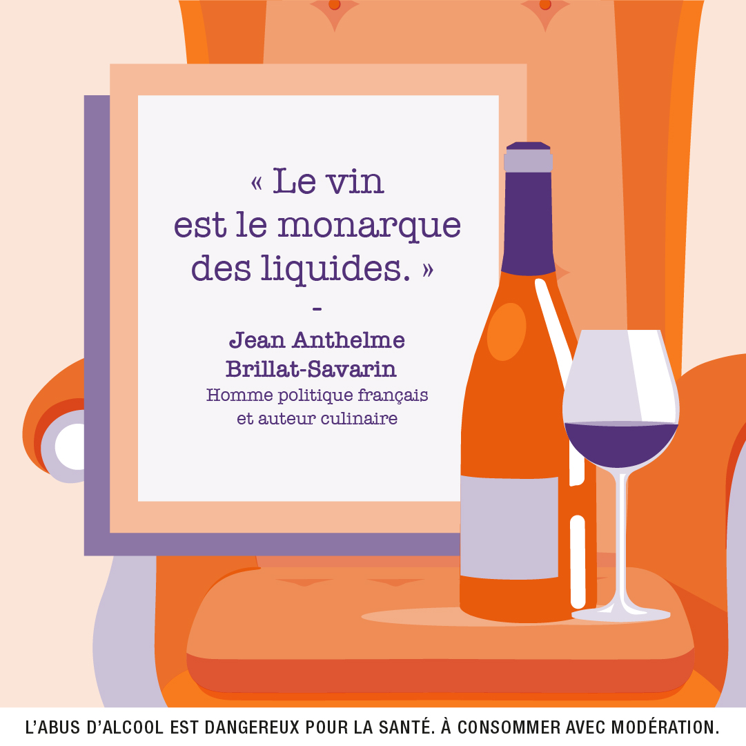 "Le vin est le monarque des liquides." 👑🍷 J.A Brillat-Savarin