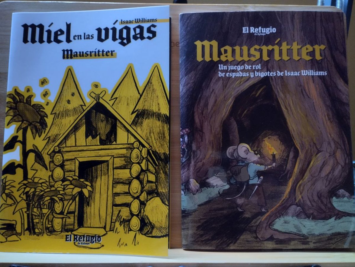Hoy es el día de #OnRol2024 de <a href="/nivel_20/">Nivel20</a>.
Enhorabuena por el entorno de Villa OnRol y lo bien que funciona. Mola muchísimo.
Hoy jugamos «Miel en las vigas», partida para Mausritter de <a href="/elrefugioedit/">El Refugio Editorial</a> bajo la batuta de <a href="/Rol_NL/">Rol NL</a>.