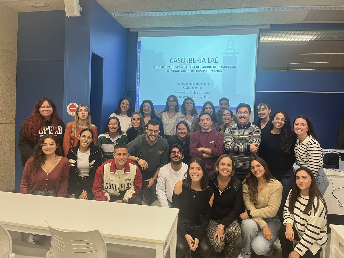 Comenzamos con las sesiones en el Master de Dirección Estratégica de los Recursos Humanos 😊