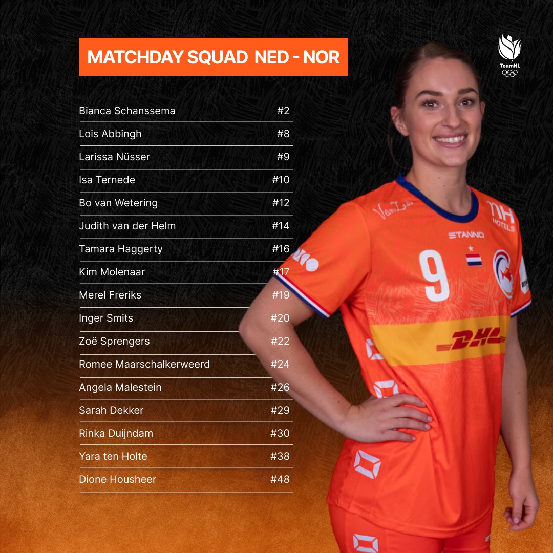 𝐀𝐥𝐥 𝐞𝐲𝐞𝐬 𝐨𝐧 𝐭𝐡𝐞𝐬𝐞 𝐬𝐭𝐚𝐫𝐬 🌟. 
Om 13:30 spelen we weer een Golden League wedstrijden tegen Noorwegen. Te zien op Ziggo Sport 5.