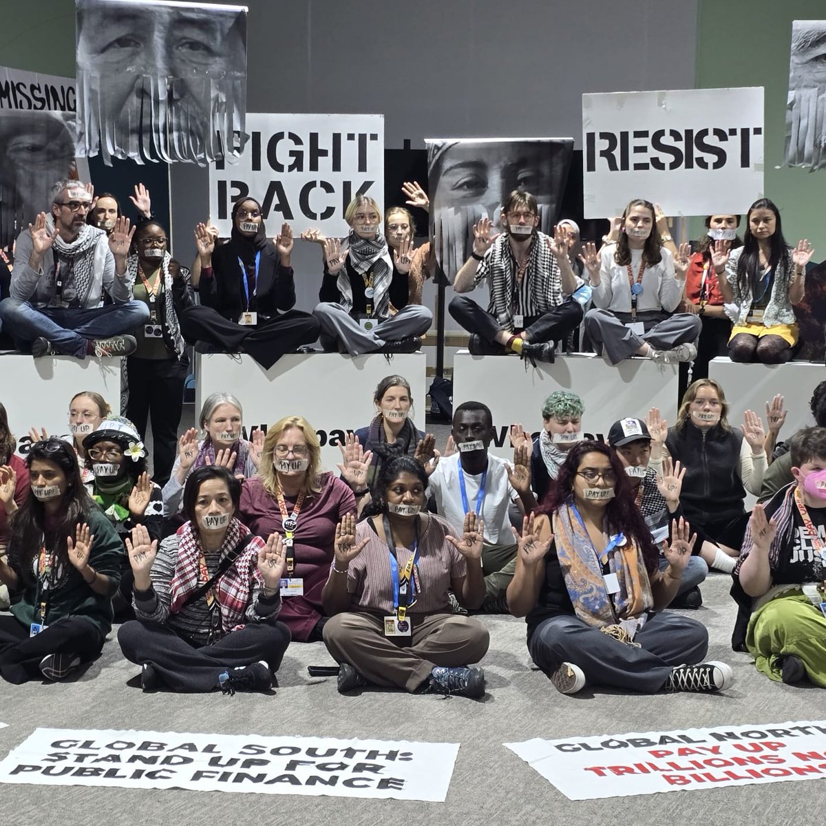 Climate Action Network International (CAN) (@canintl) on Twitter photo 🌍No letup at #COP29.
Tireless youth activists stand strong with the G77, demanding real #ClimateFinance. Their powerful chants and songs echo a clear message to developed nations: #PayUp for climate justice! ✊ 🌍No letup at #COP29.
Tireless youth activists stand strong with the G77, demanding real #ClimateFinance. Their powerful chants and songs echo a clear message to developed nations: #PayUp for climate justice! ✊