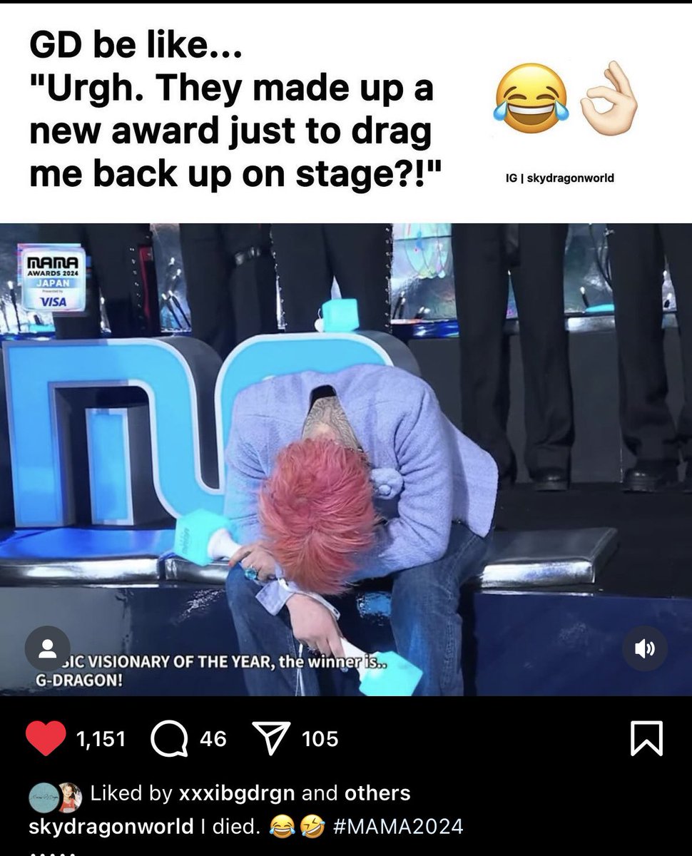 Not GD liking this on IG😭