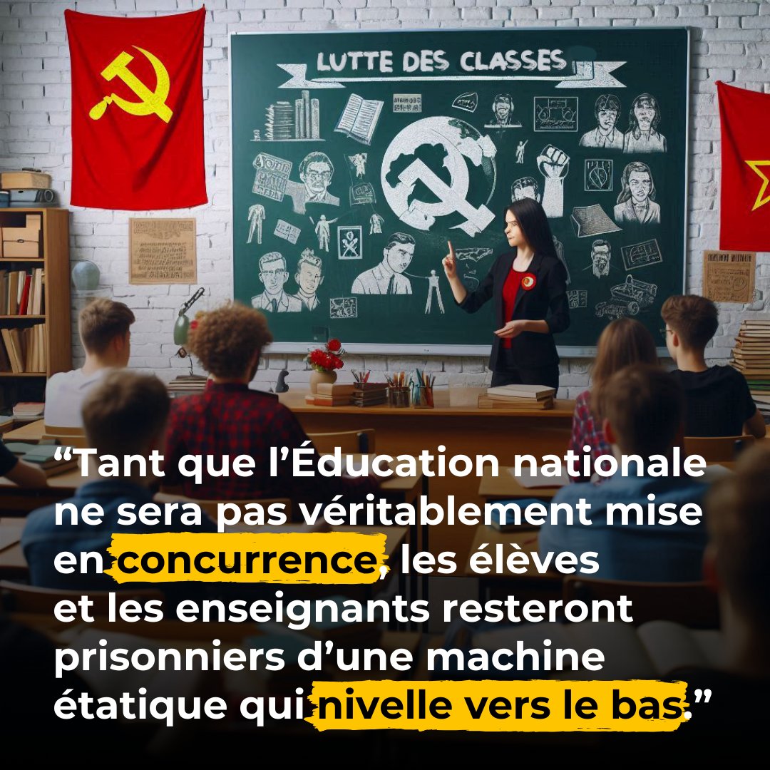 « Pour redonner vie à un système éducatif moribond il faut ouvrir l’éducation nationale à la concurrence et à la privatisation »
🖊️Par @CypherAda
👉lenouveaulibertarien.fr/pour-redonner-…