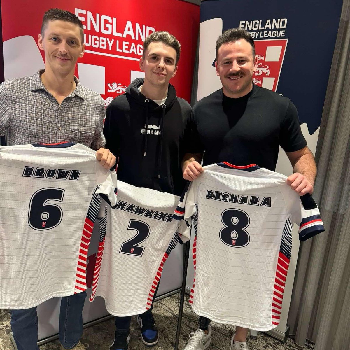 Halifax Panthers 🐾 (@halifaxpanthers) on Twitter photo IT'S GAMEDAY!!! Best of luck to our <a href="/England_RL/">England Rugby League</a> boys as they face <a href="/FFRXIII/">Fédération Française de Rugby XIII</a> this afternoon in the final Wheelchair Rugby League International of 2024 🔵⚪️🐾
Rob Hawkins presented his playing shirt alongside Seb Bechara and Jack Brown. Rip in lads 🙌
Tune in 4pm KO on youtube: IT'S GAMEDAY!!! Best of luck to our <a href="/England_RL/">England Rugby League</a> boys as they face <a href="/FFRXIII/">Fédération Française de Rugby XIII</a> this afternoon in the final Wheelchair Rugby League International of 2024 🔵⚪️🐾
Rob Hawkins presented his playing shirt alongside Seb Bechara and Jack Brown. Rip in lads 🙌
Tune in 4pm KO on youtube: