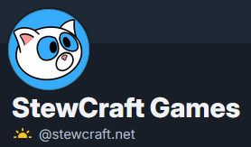StewcraftGames's tweet photo. ICYMI: We're moving to greener- er, blue-er pastures! You can click your way to us in the linktree in the above bio, or use these handles to search for us! https://t.co/X6Wq2Ljixr