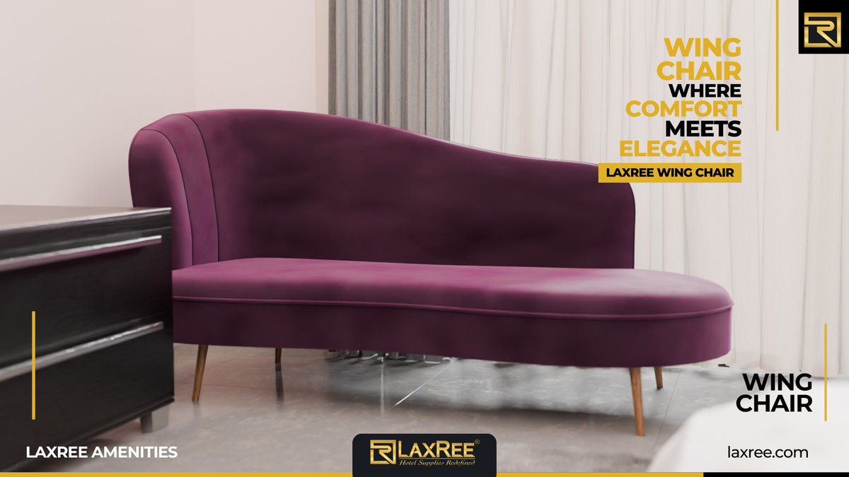 LaxReeOfficial's tweet image. Add Elegance to Your Space - Wing Chair by LaxRee Amenities! ✨

💺 Luxury Redefined
💡 Unmatched Comfort
🎨 Versatile Styles

laxree.com/product-catego…

#LaxReeAmenities #WingChair #LuxurySeating #ElegantInteriors #Hospitality #GuestComfort #InteriorInspiration #DesignGoals