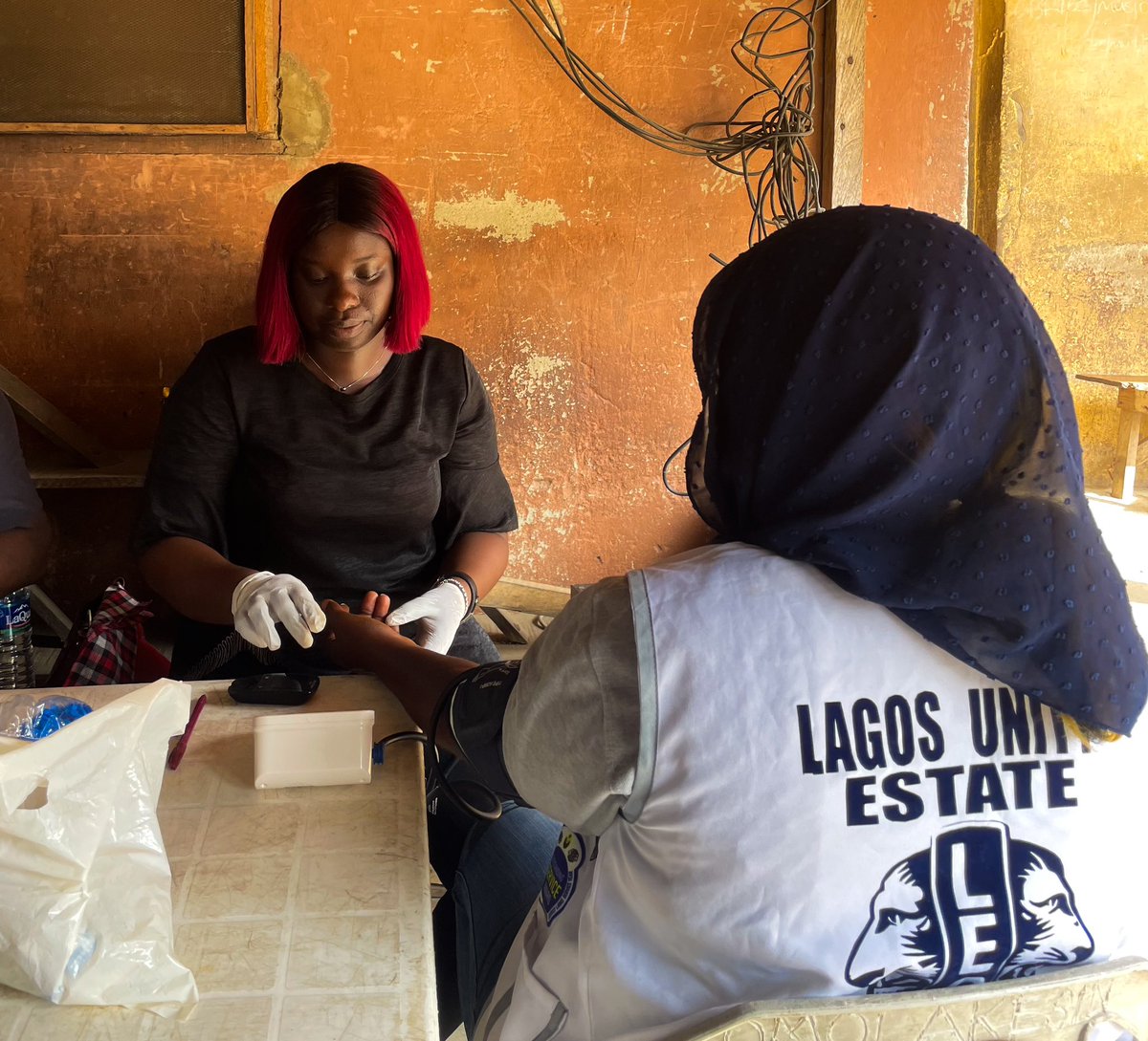 P_LeoClub's tweet photo. Free diabetes screening tests, free drug consultations, awareness and more happened at 11, Alayaki Street, Mushin, Lagos state. https://t.co/EdMLYWylFX