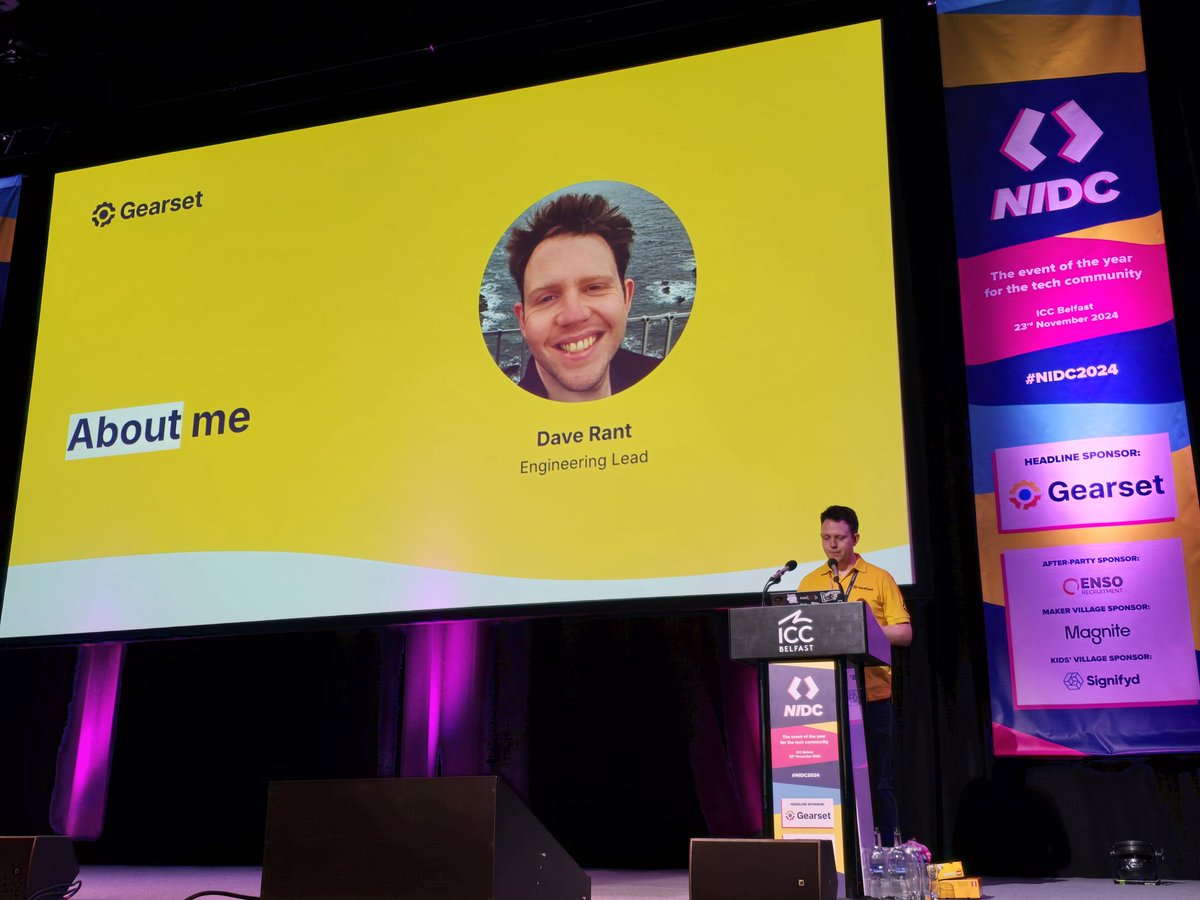 Dave Rant just starting his AI talk at <a href="/NIDevConf/">NIDC</a>.